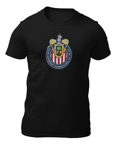 Playera De Chivas Guadalajara Fútbol Liga Mx Logo