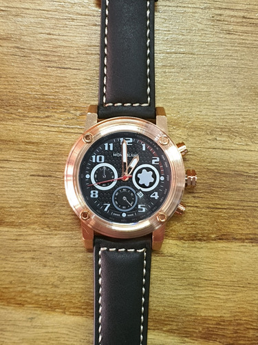 Reloj Montblanc Timewalker Manufacture Correa Piel Rep 1a