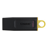 Memoria Usb Kingston Exodia 128gb Tipo A Negra Full