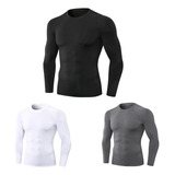 Camiseta Para Hombre, Larga, Rápida, Deportiva Y De Compresi