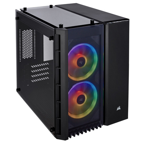 Gabinete Corsair Micro-atx Crystal Series 280x Rgb Negro