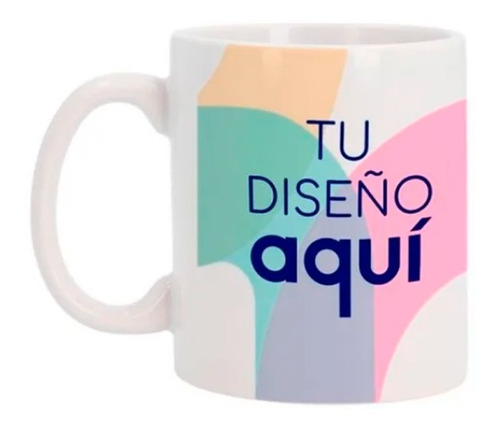 Kit 25 Tazas Blancas Personalizadas Cualquier Diseño