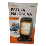 Estufa Halógena Eléctrica 3 Velas 1200w Corte De Seguridad 