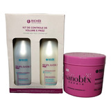 Kit Alisado Richee Bioplastica 300ml + Mascara Nanobtx 500gr