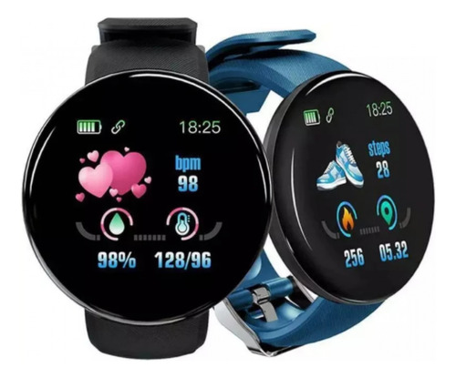 Reloj Smart Watch Inteligente Digital Redondo Macaron