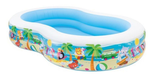 Piscina Inflable Ovalada Intex 56490 700l Multicolor