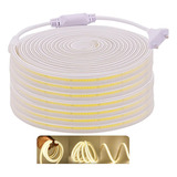 Fita Led Cob 14w 7 Metros 110v Ip65 4000k Neutra + Conector