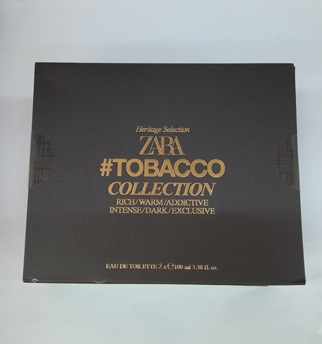 Perfume Zara Tobacco Collection  X 100 Ml Duo Original