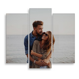 Kit Quadro Decorativo Quarto Casal Personalizado Sua Foto