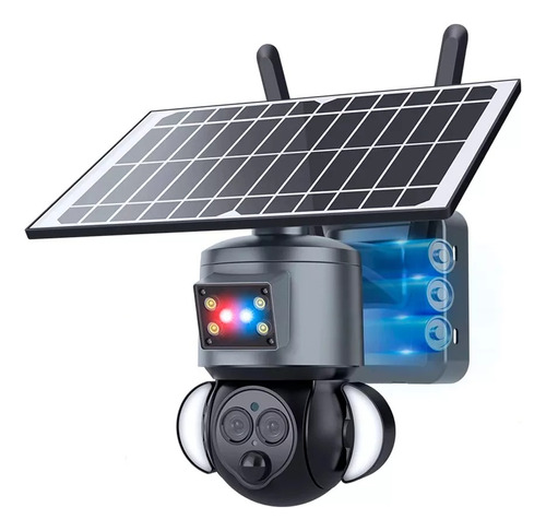 Câmera Solar 4g Ultra Hd 4k Roça Sítio Painel Solar Baterias