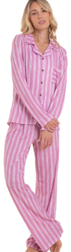 Pijama Dolcisima 1273l Camisero ALG Y Viscosa