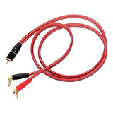 Cable De Bocina Rca Macho A Conector Banana