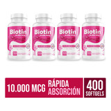 Promo 4 - Biotina 10.000mcg Usa - Unidad a $425