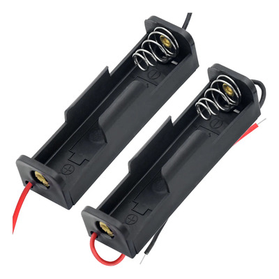 Pack 2 Piezas | Portapila Aa 1 Bateria Caja Estuche Soporte | MercadoLibre