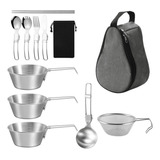 Set De Utensilios De Cocina Sierra Bowl Para Acampar Al Aire