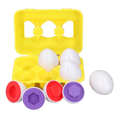 Set De Encastre Didáctico Huevera Con 6 Huevos Montessori - Free Imports | MercadoLibre