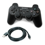 Control Para Ps3 Compatible+cable De Carga Compatible