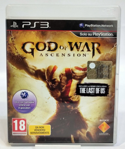 God Of War: Ascension Ps3 Físico Usado Impecable