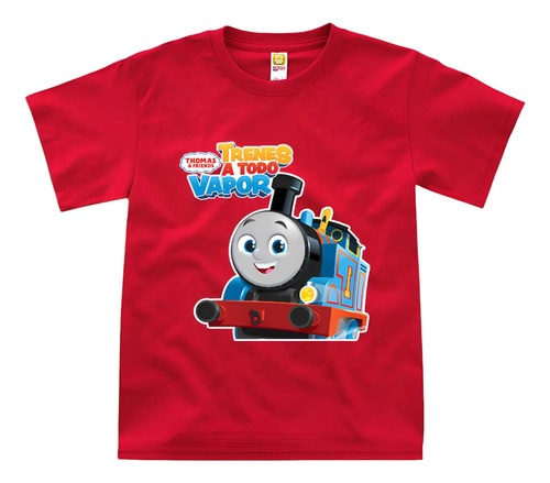 Playera Thomas Trenes A Todo Vapor Para Niños Varios Diseños