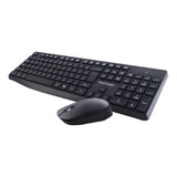 Teclado E Mouse Sem Fio 2.4 Ghz Usb Preto - Tc244