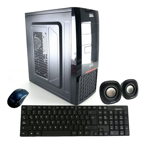 Gabinete Solarmax Cm-5909 500w Kit Teclado Mouse Parlantes