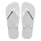 Sandália Chinelo Brasil Logo Havaianas Coleção 23/24 Branco