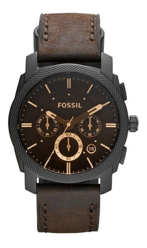 Reloj Fossil Cuero Caballero Fs4656 100% Original 