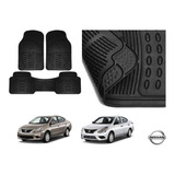 Tapetes Uso Rudo Nissan Versa 2015 Rubber Dark Original