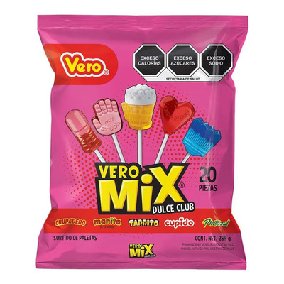 Mix Paletas Dulce Club 288g | MercadoLibre