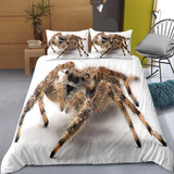 Moumouhome Juego De Ropa De Cama Con Estampado De Tarántula,