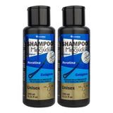 Kit 2 Shampoo Minoxidil Keratina Colageno Sin Sal 480ml