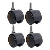 4 Ruedas Para Mueble Mesa Giratorias 50mm Con Rosca