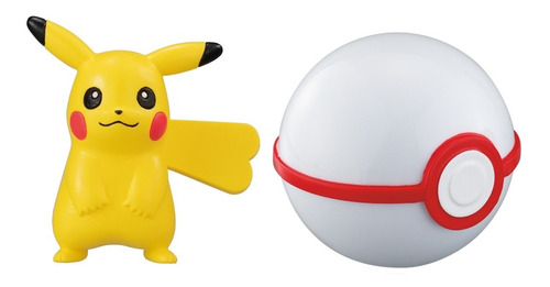 Pokemon Figura Premier Ball Con Pikachu Takara Tomy Arts Gc