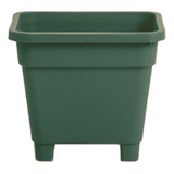 Maceta Plastico Ta Plastic Clasica Cuadrada N38 Color Verde Oscuro