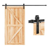 Equipo De Puerta Corrediza De Madera Clasica Estilo Granero,