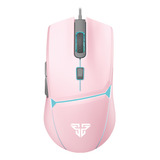 Mouse Gamer Fantech Crypto Vx7 8000 Dpi 6 Botões Rgb Rosa