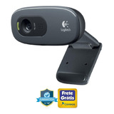 Webcam Logitech C270 Hd Usb 960-000694 Video Chamada Pc/mac