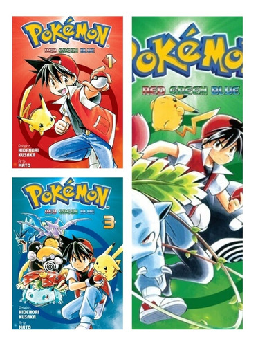 Manga Panini Pokémon Red Green Blue (manga A Elegir)