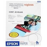  Epson Papel Premium Semigloss 8.5 X 11 20, S041331-ml