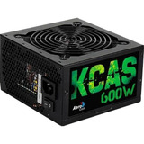 Fonte Pc 600w Kcas 80 Plus Bronze, Bivolt, Kcas-600w