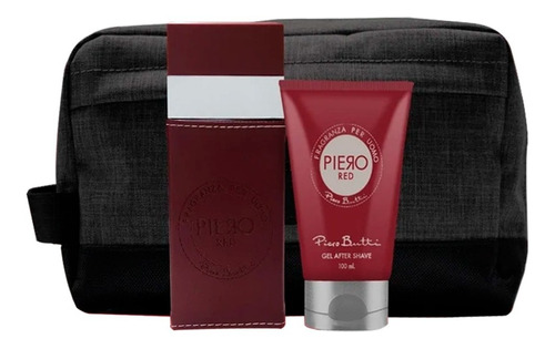 Perfume Piero Red 100 Ml Edt + Estuche + After Balm Piero Bu