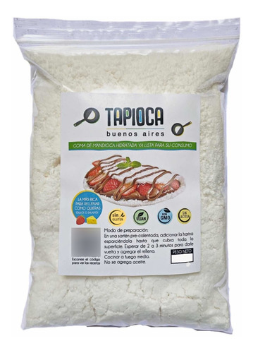 Tapioca Harina/goma Hidratada Casera Brasil 500g