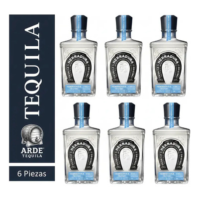 Pack De 6 Tequila Herradura Plata 700 Ml | Envío gratis