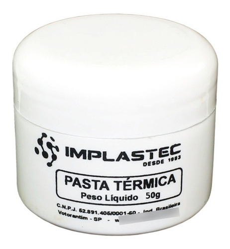 Pasta Térmica 50g Pote Dissipador Cpu Fan Cooler Processador