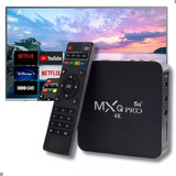 Tv Box 4k Padrão 5g 4k 32gb Preto Com Memoria Android 12.1