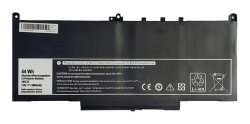 Bateria Para Dell Latitude E7470 E7270 Series J60j5 R1v85 