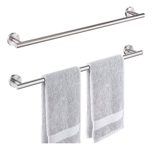 Toallero 60cms De Baño Barral Porta Toallas Acero Inoxidable