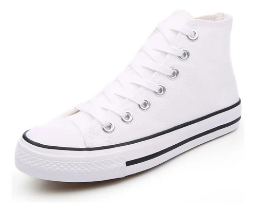 Tenis Hombre De Lona Alto - Liviano Transpirable Para Diario Y Deporte, Cómodo Casual Estilo Urbano | MercadoLibre