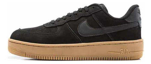 Air Force 1 Low Preto Caramelo