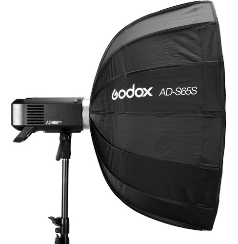 Godox Softbox Parabólico Ad-s65s 65cm C/ Rejilla P/ Ad400pro
